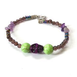 Skull beaded bracelet
